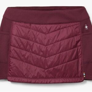 Smartwool Burgundy Quilted Skirt